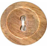 Elan 30 2426G 2 Hole Wooden Button (2/card) .88"/22 mm